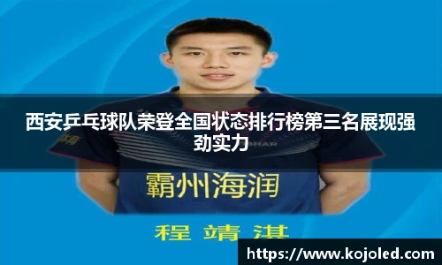 西安乒乓球队荣登全国状态排行榜第三名展现强劲实力